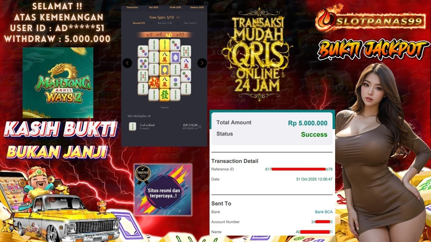 SLOTPANAS99 JACKPOT SLOT MAHJONG WAYS 2